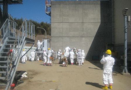 Fukushima Daiichi workers (Tepco)