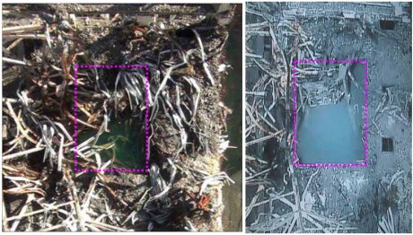 Fukushima Daiichi 3 fuel pond debris, November 2011 and September 2012 (460x262)