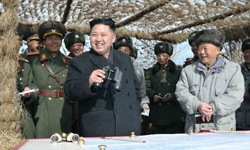 Kin Jong Un military visit 250x150