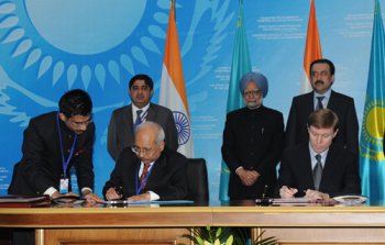 India-Kazakhstan agreements (Image: Prime Minister's Office)