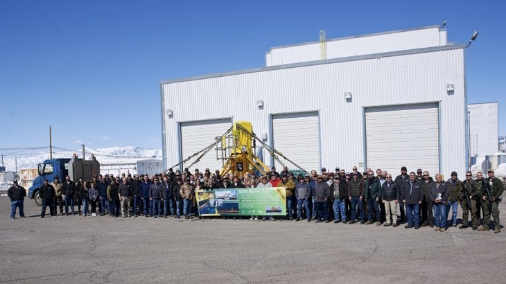 Final fuel transfer from storage basin at INL