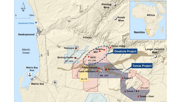 Licensing milestone for Tumas uranium project