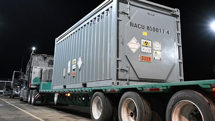 Advanced nuclear fuel arrives at INL for testing