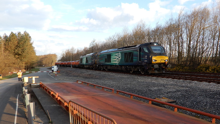 Rail transfer landmark for UK waste disposal project