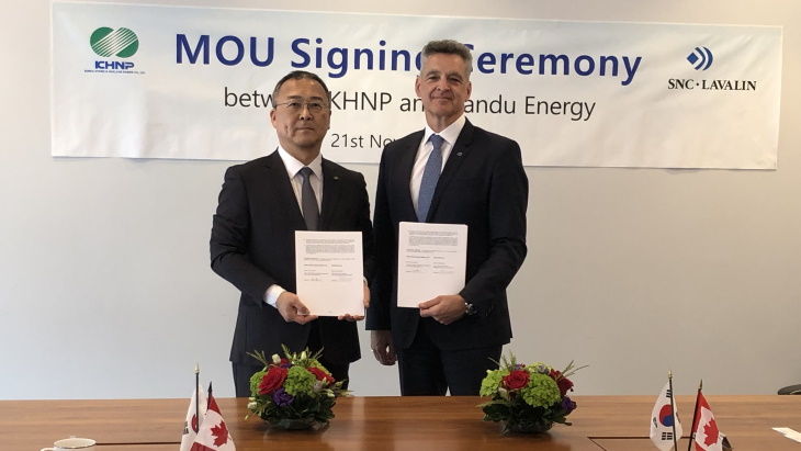 KHNP, Candu Energy to cooperate in decommissioning