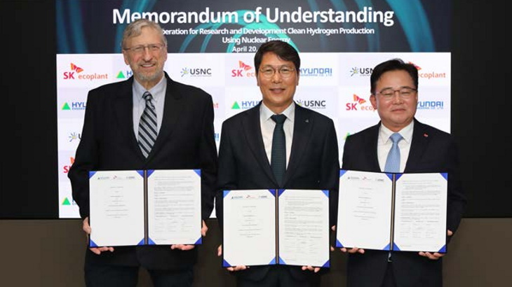 US-Korean partners to build SMR-powered hydrogen production facility