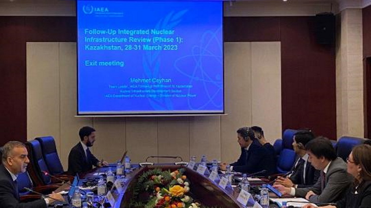 IAEA team completes follow-up Kazakh infrastructure review