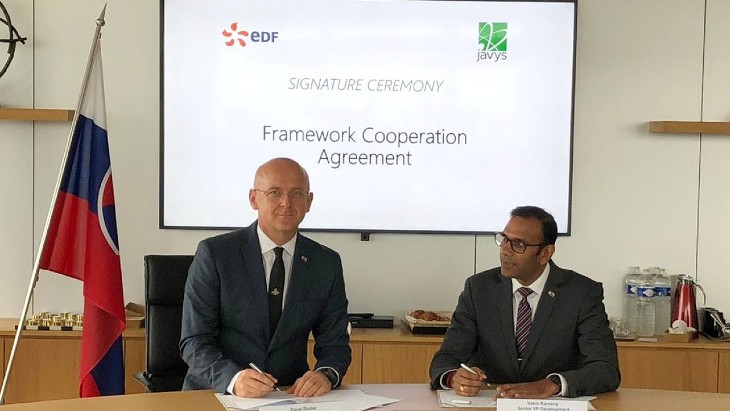EDF and JAVYS sign cooperation agreement