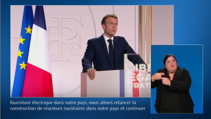 Macron says France will construct new reactors