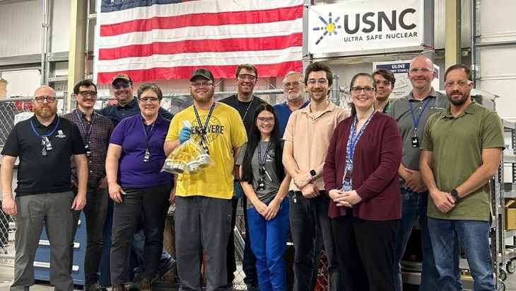 USNC delivers TRISO particle fuel to NASA