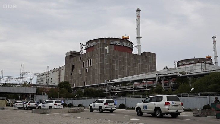 IAEA’s Grossi and team at Zaporizhzhia nuclear power plant