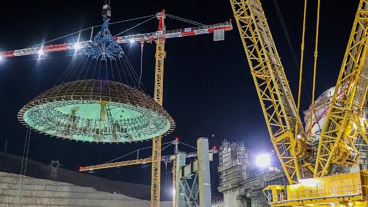 In pictures: Inner dome in place as Akkuyu aims for 2023