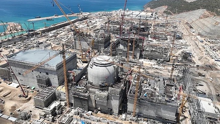 Unit 1 of Turkey's Akkuyuy plant is due to start up later this year (Image: Akkuyu NPP)