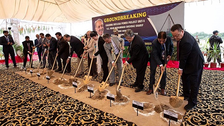 Ground-breaking ceremony held for Pakistan's Chashma 5