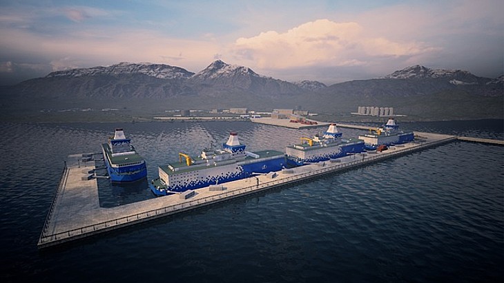 Russian export push for floating nuclear power plants