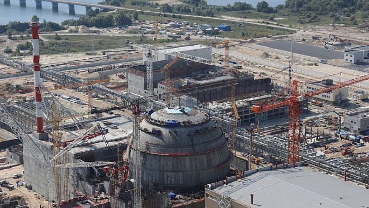 Concreting of outer dome completed at Kursk II