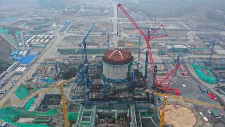 Inner dome installed at Taipingling 1