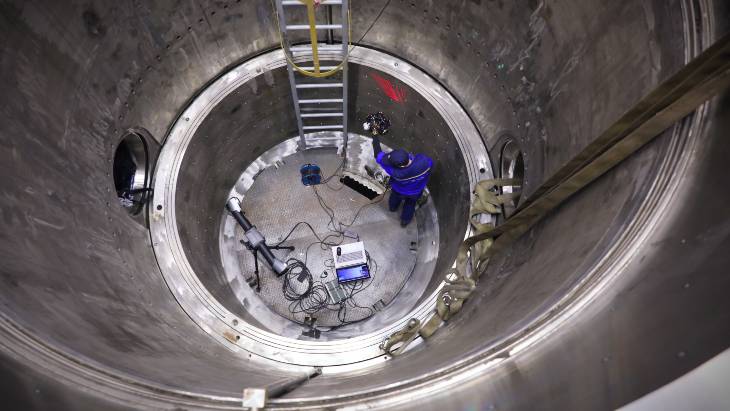 Test assembly of MBIR research reactor vessel carried out