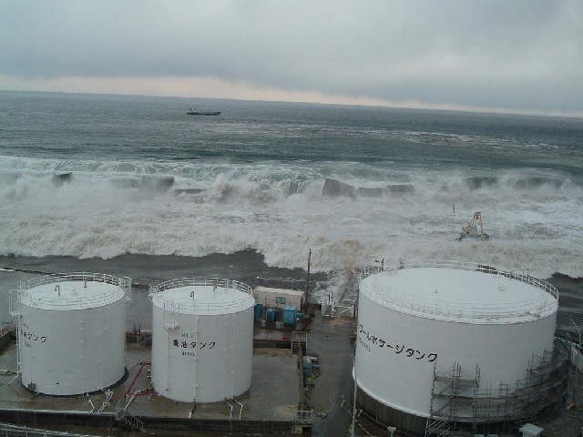 Tsunami impact 2, Fukushima Daiichi 11 March 2011