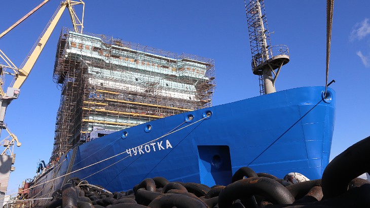 First reactor unit launched on <i>Chukotka</i> icebreaker