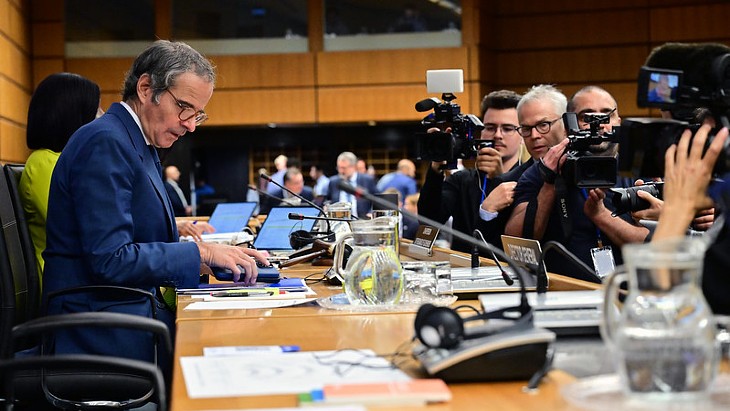 Grossi updates IAEA board on situation at Iran's nuclear sites