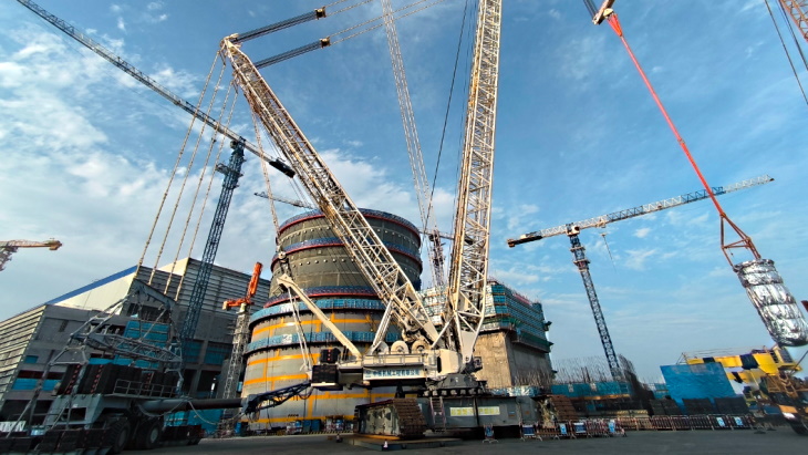Reactor internals installed at Haiyang 4
