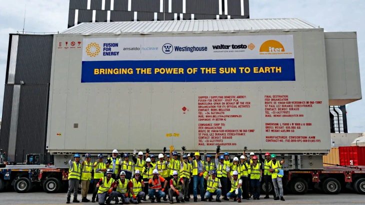 Europe delivers final ITER vacuum vessel sector