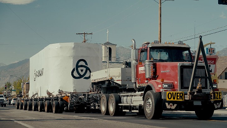 Kaleidos microreactor begins journey to Idaho
