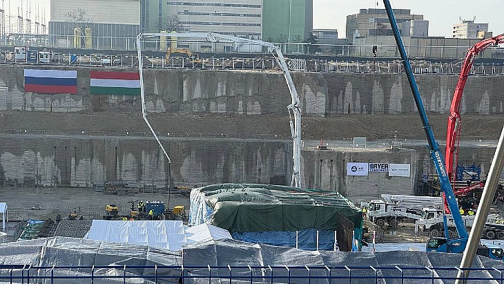 First concrete poured for Hungary's Paks II nuclear project