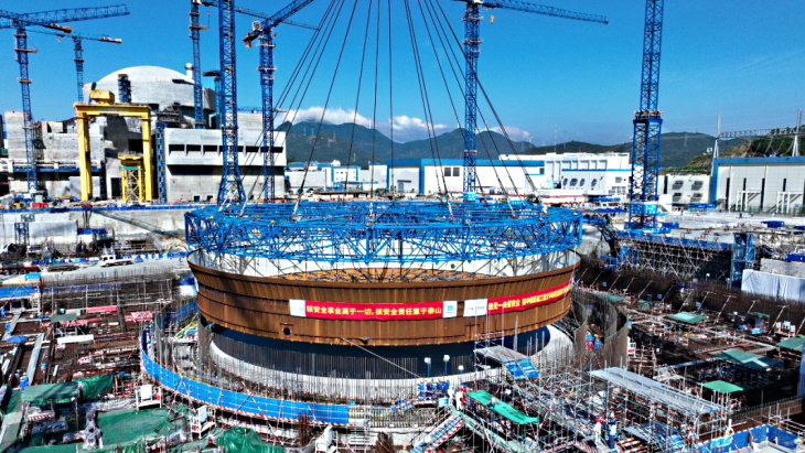 Assembly of Taipingling 3 containment vessel begins