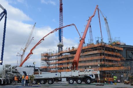 Vogtle Shield Building Module Modular milestone for Vogtle 3 shield building - World Nuclear News