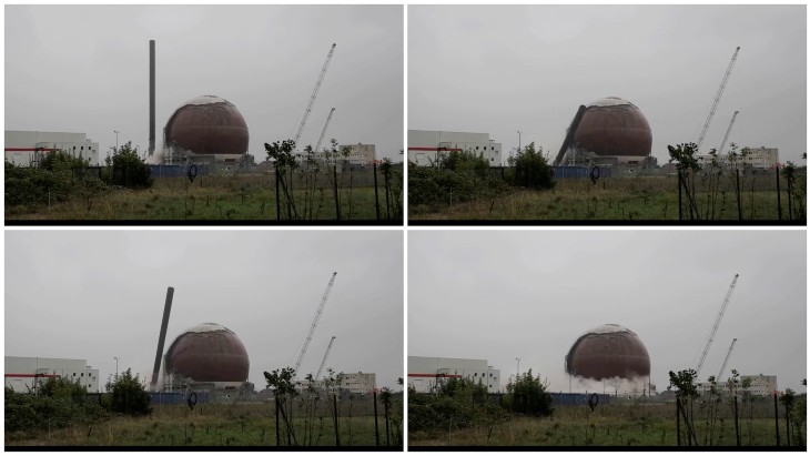 Demolition of exhaust stack changes Stade skyline