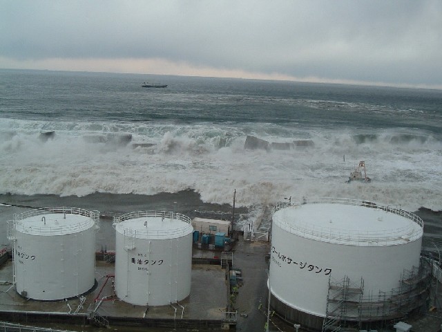 Tsunami impact 2, Fukushima Daiichi 11 March 2011