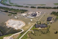 Fort Calhoun during 2011 Missouri flooding