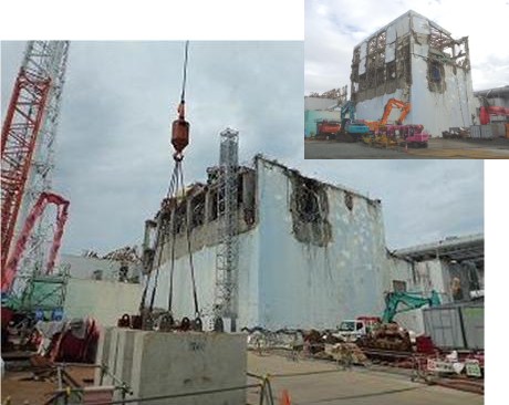Fukushima Daiichi 4, 5 July 2012 and 22 September 2011 (Tepco) 460x366