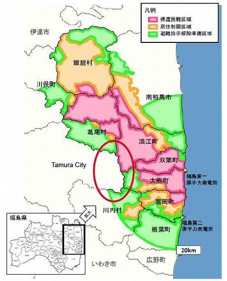 Tamura City map 460x570
